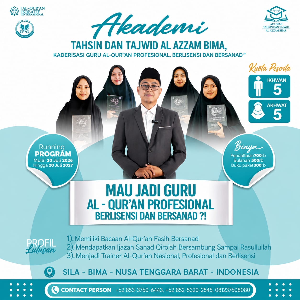 Brosur Akademi Tahsin dan Tajwid Al-Azzam Bima